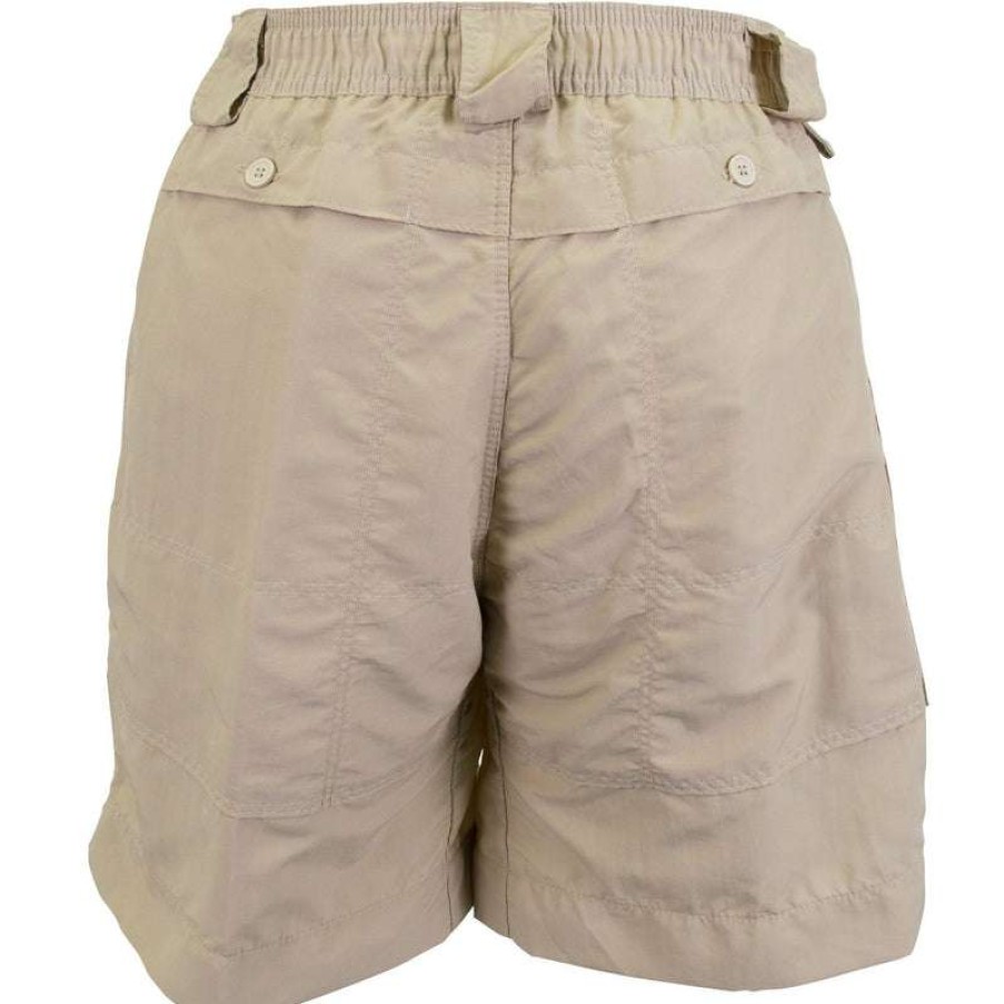 Clothing * | Aftco Original Fishing Short Long Khaki Fashionable Aftco Mfg. Co. Inc.