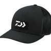 Clothing * | Daiwa D-Vec Embroidered Trucker Cap Black Promotions