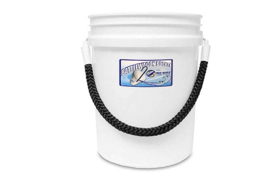 Marine Equipment * | Top Shelf Battlewagon 5 Gallon Bucket W/ Rope Handle (Assorted Colors) Flash Sale Top Shelf Marine Products