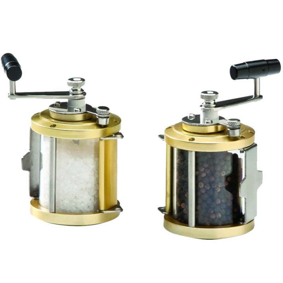 Marine Equipment * | Galleyware Ocean Reel Salt & Pepper Mills Clearance Sale