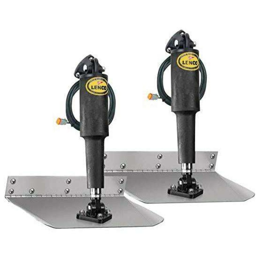 Marine Equipment * | Lenco 12 12 Trim Tab Kit Standard Finish (No Switch) Closeout Sale Lenco Marine Inc.