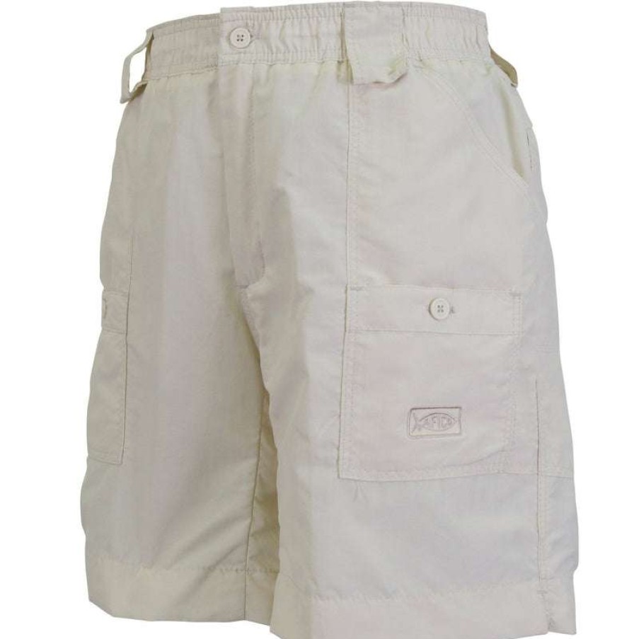 Clothing * | Aftco Original Fishing Short Long Natural Best-Selling Aftco Mfg. Co. Inc.