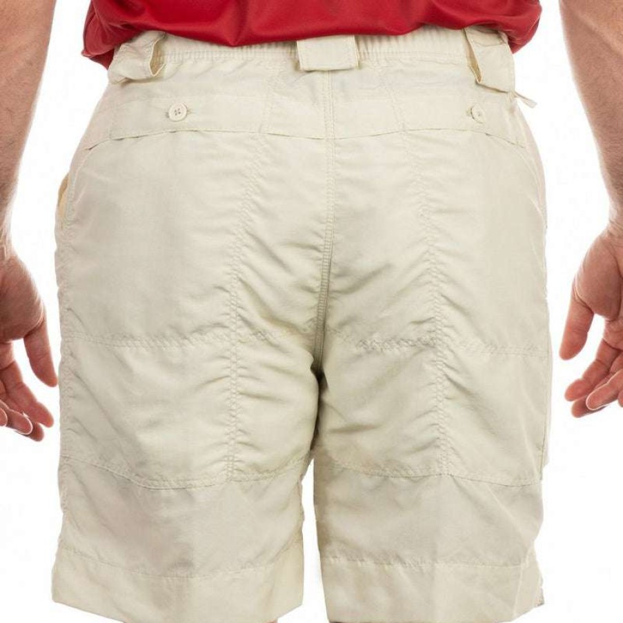 Clothing * | Aftco Original Fishing Short Long Natural Best-Selling Aftco Mfg. Co. Inc.