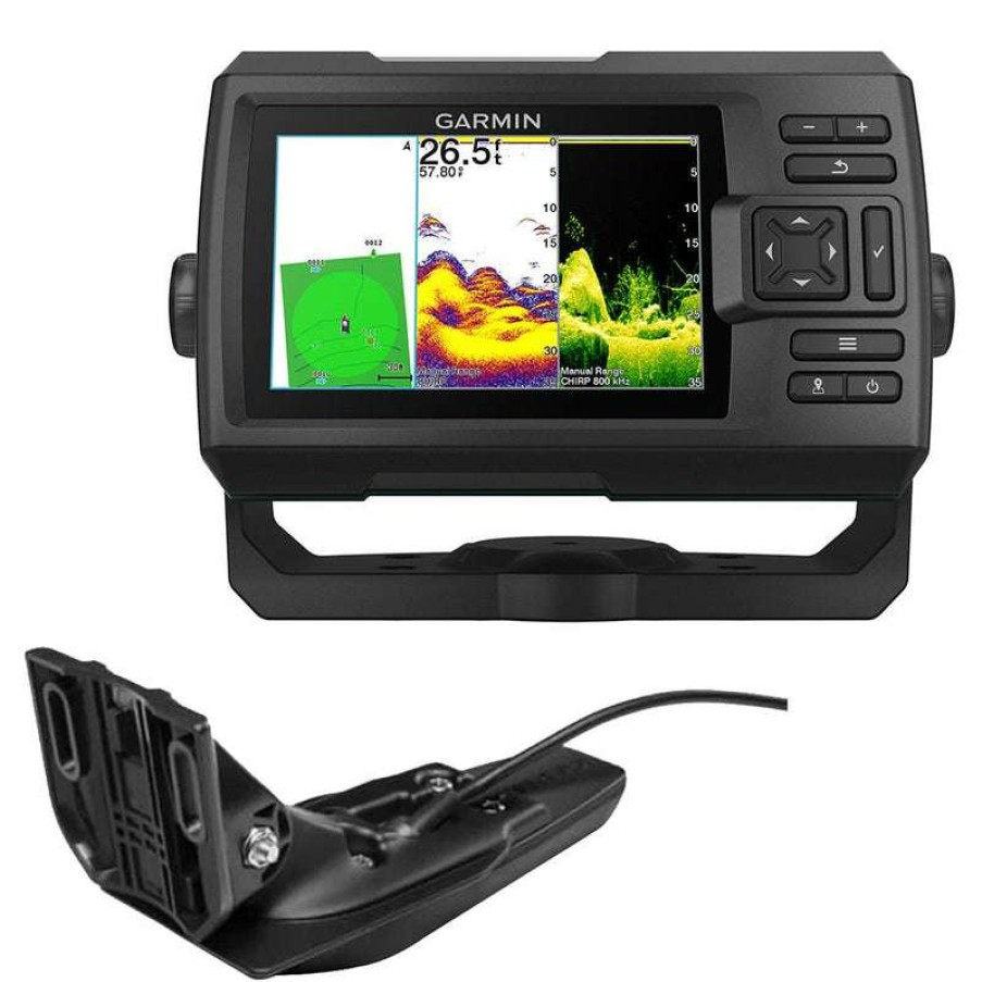 Electronics And Navigation * | Garmin Striker Vivid 5Cv Fishfinder With Gt20 Transducer Premium