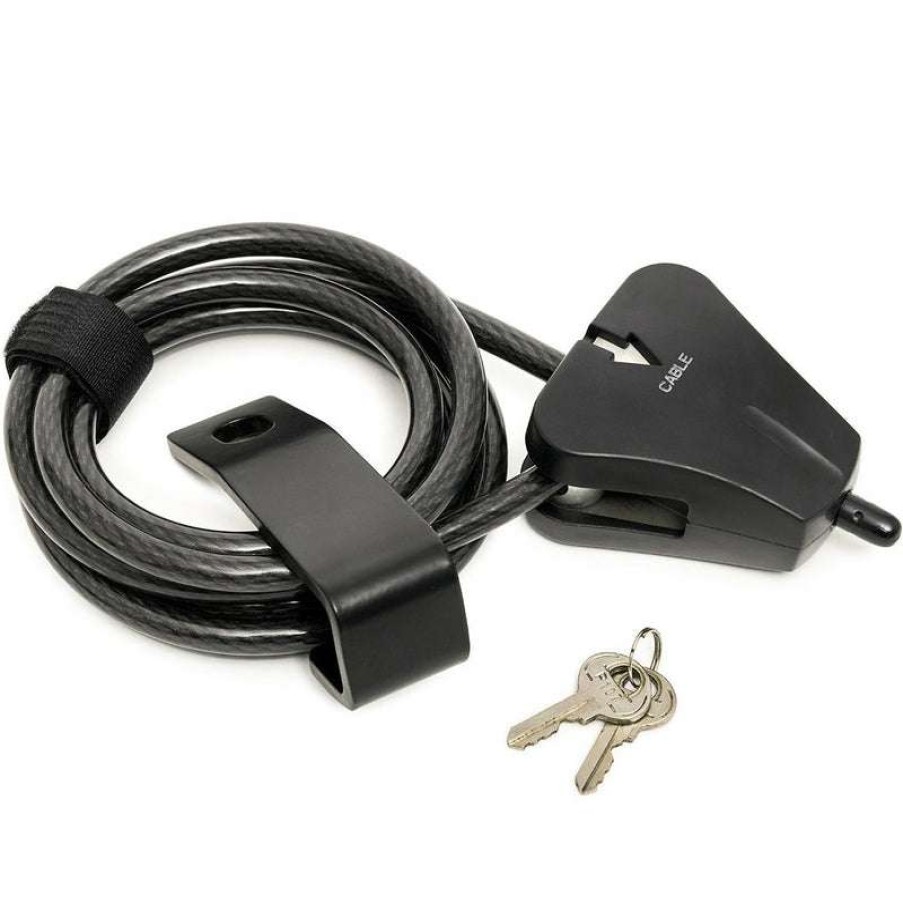 Marine Equipment * | Yeti Security Cable Lock & Bracket Reliable Quality Black