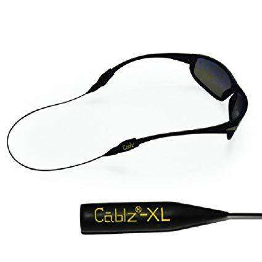 Clothing * | Cablz Original Eyewear Retainer Black Clearance Sale Cablz, Inc