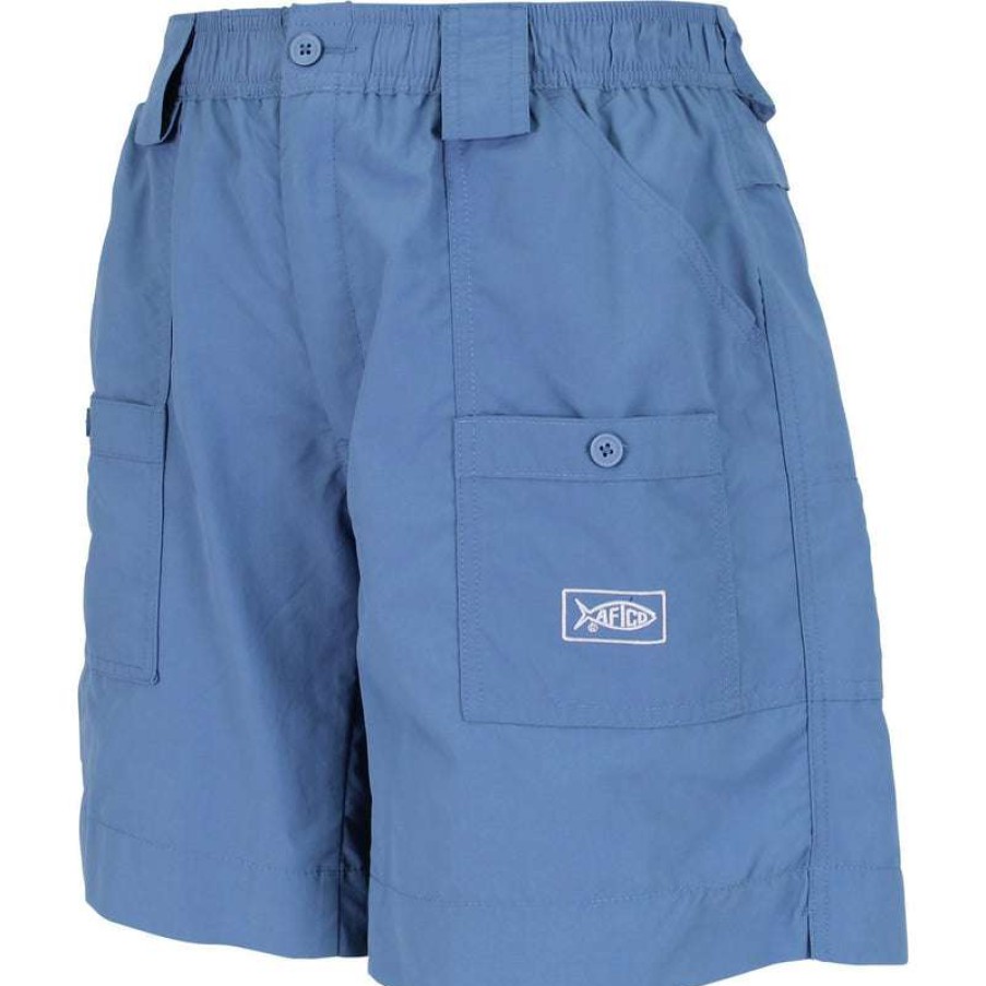 Clothing * | Aftco Original Fishing Short Long Air Force Blue Best Guaranteed Aftco Mfg. Co. Inc.