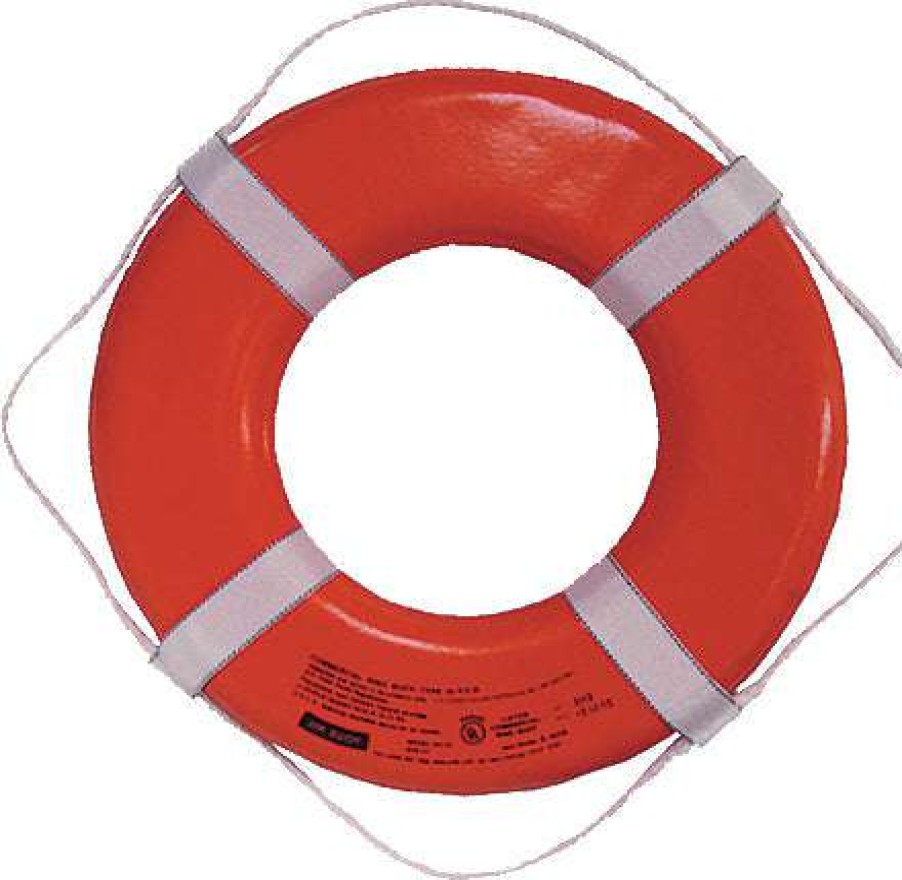 Safety * | Cal June 20 Life Ring Buoy Clearance Sale Cal-June Incorporated Orange