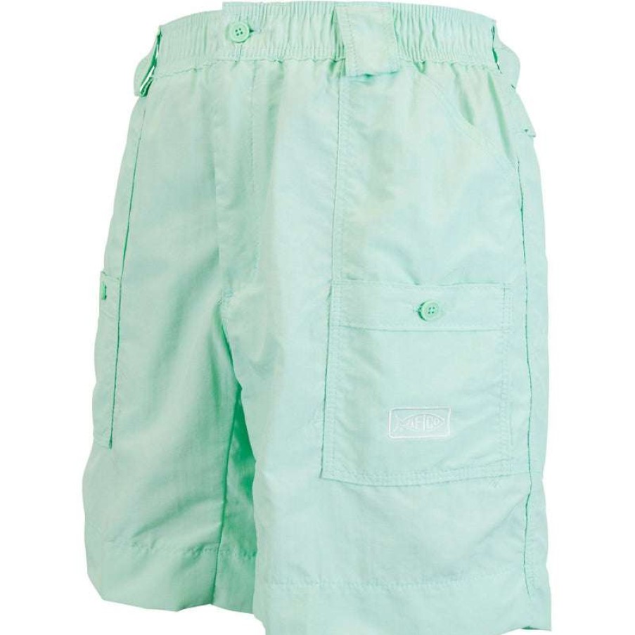 Clothing * | Aftco Original Fishing Short Long Mint 100% Guarantee Aftco Mfg. Co. Inc.