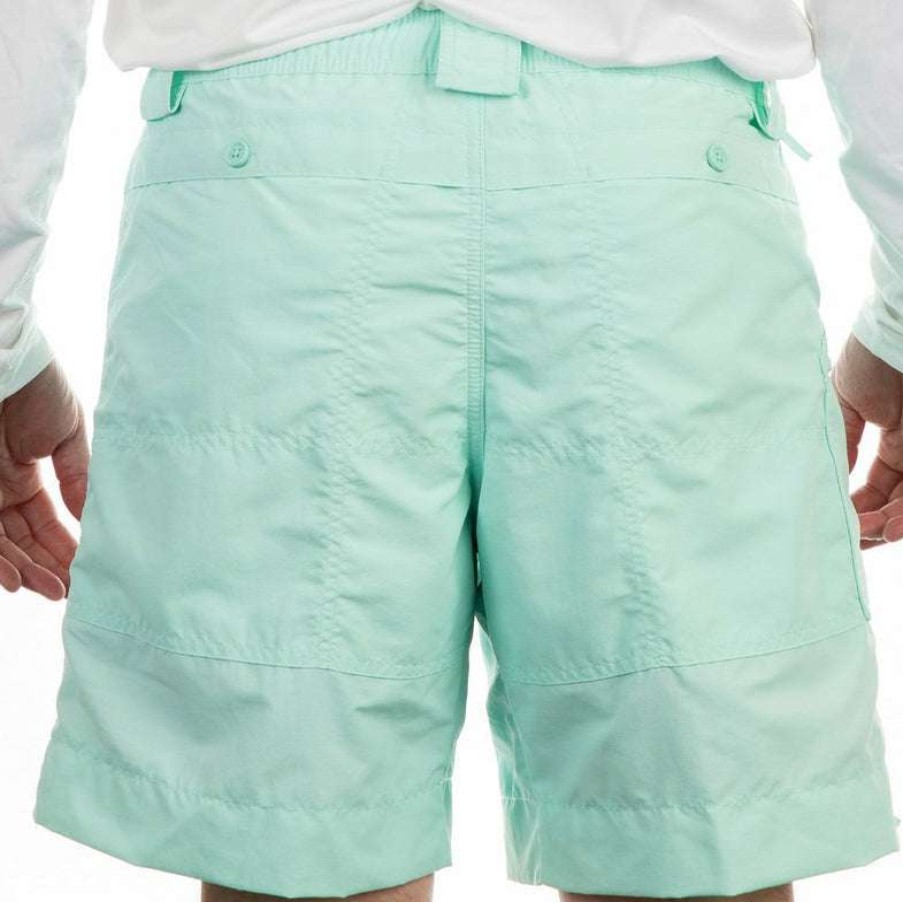 Clothing * | Aftco Original Fishing Short Long Mint 100% Guarantee Aftco Mfg. Co. Inc.