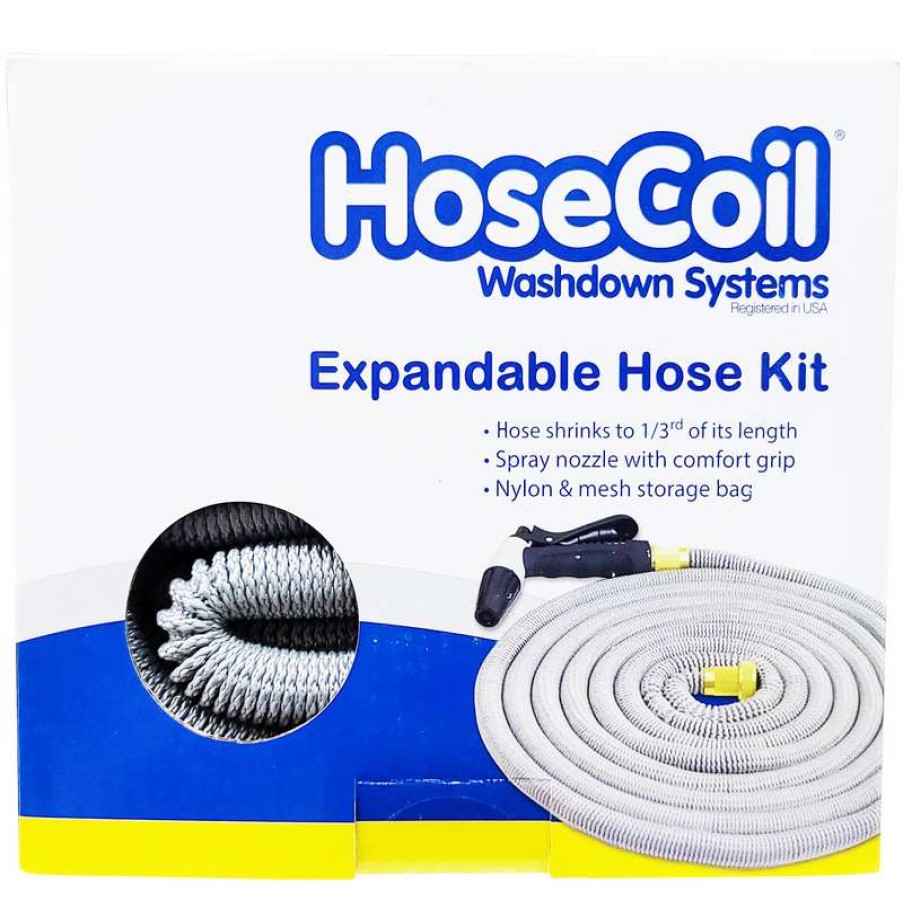 Marine Equipment * | Hosecoil 50 Expandable Hose Kit W/ Nozzle And Storage Bag Best Choice