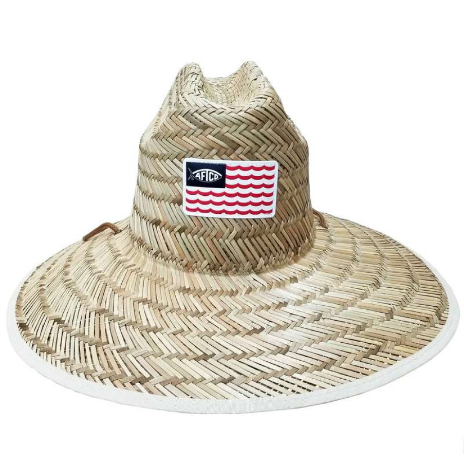 Clothing * | Aftco Palapa 3 Straw Hat Discount Store Aftco Mfg. Co. Inc.