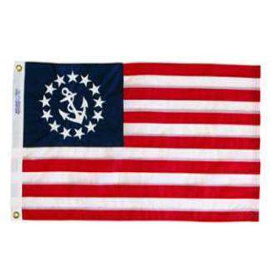 Marine Equipment * | Annin 12 18 U.S. Yacht Ensign Flag Dyed 100% Guarantee