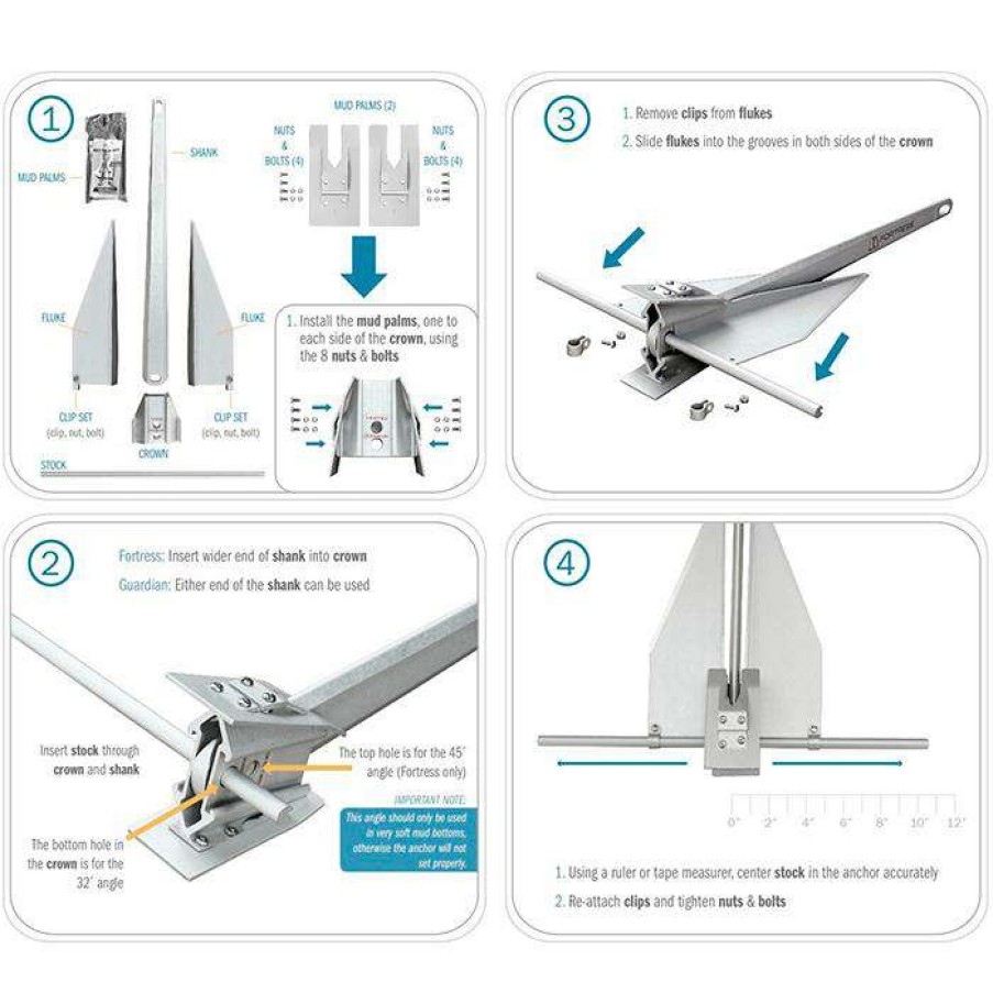 Marine Equipment * | Fortress Guardian G Series Anchors Flash Sale Fortress Anchors