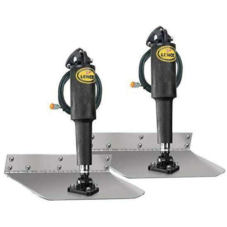 Marine Equipment * | Lenco 9 12 Trim Tab Kit Standard Finish (No Switch) Large Choice Lenco Marine Inc.